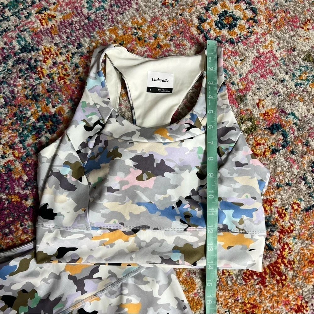 Underalls Camo Workout Set- Leggings and Crop Top S‎ and Med